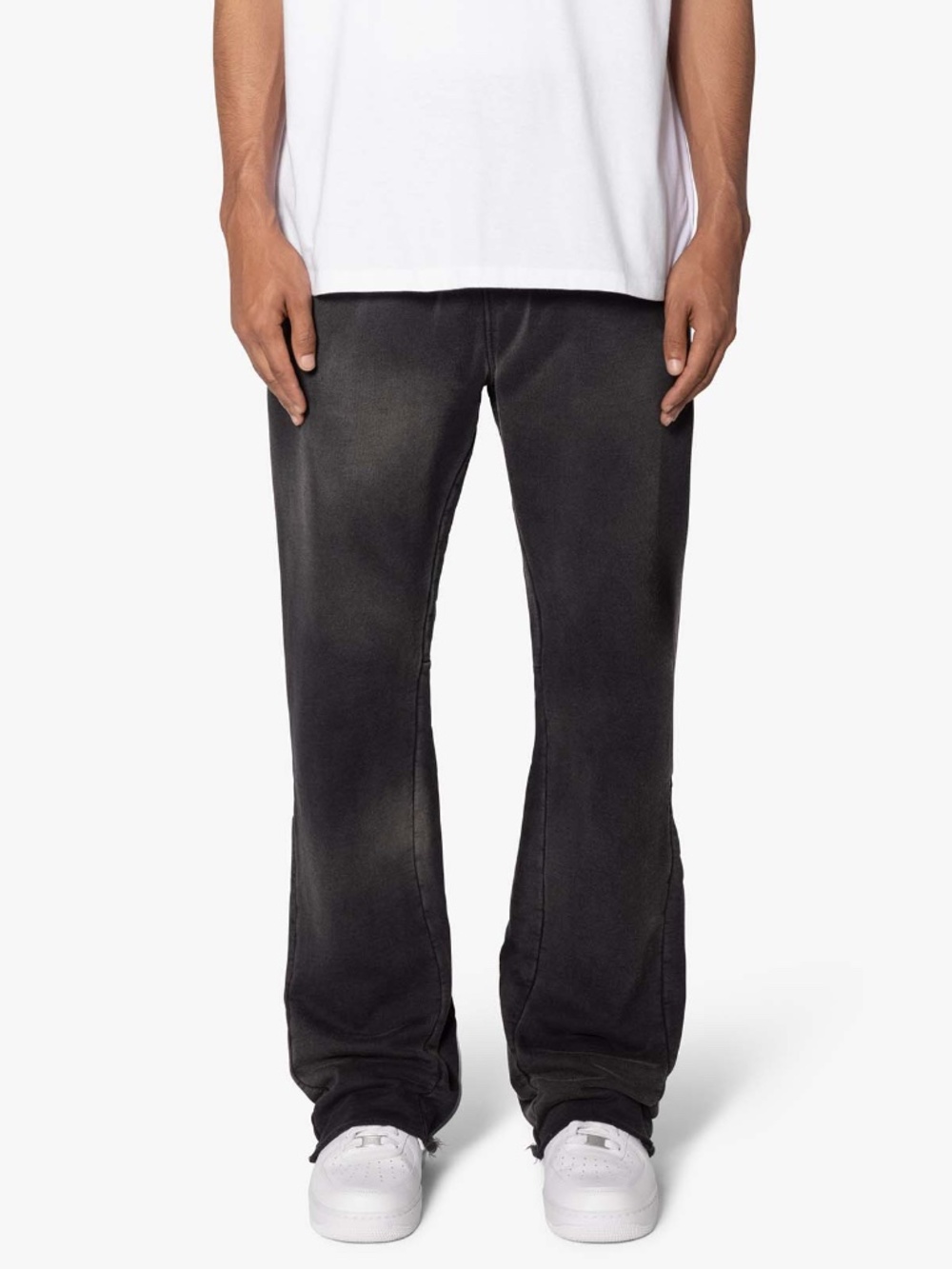 mnml Faded Bootcut Sweatpants - Washed Black Size XLWashed Black / XL